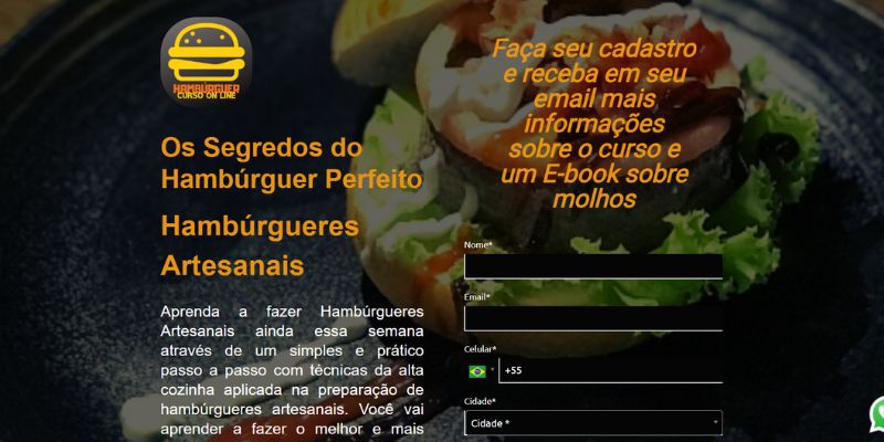 melhor curso de hambúrguer
